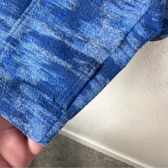 Lululemon Men's Surge Warm 1/2 Zip Fleece Pullover Sweater in Blue Data Rush M - Picture 9 of 13